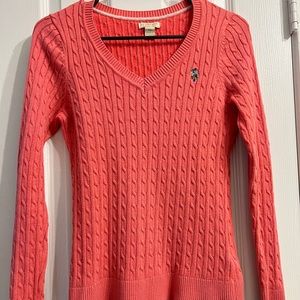 Sweatshirt V-neck, brand: Us polo, size is XS